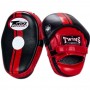 Twins Special PML14 Лапы Боксерские Тайский Бокс Гнутые "Focus Mitts In Curved Style" Черно-Красные